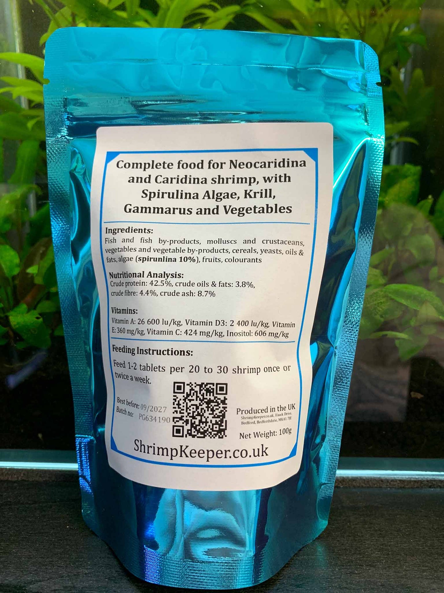 Spirulina Complete Shrimp Food (High Vitamin)