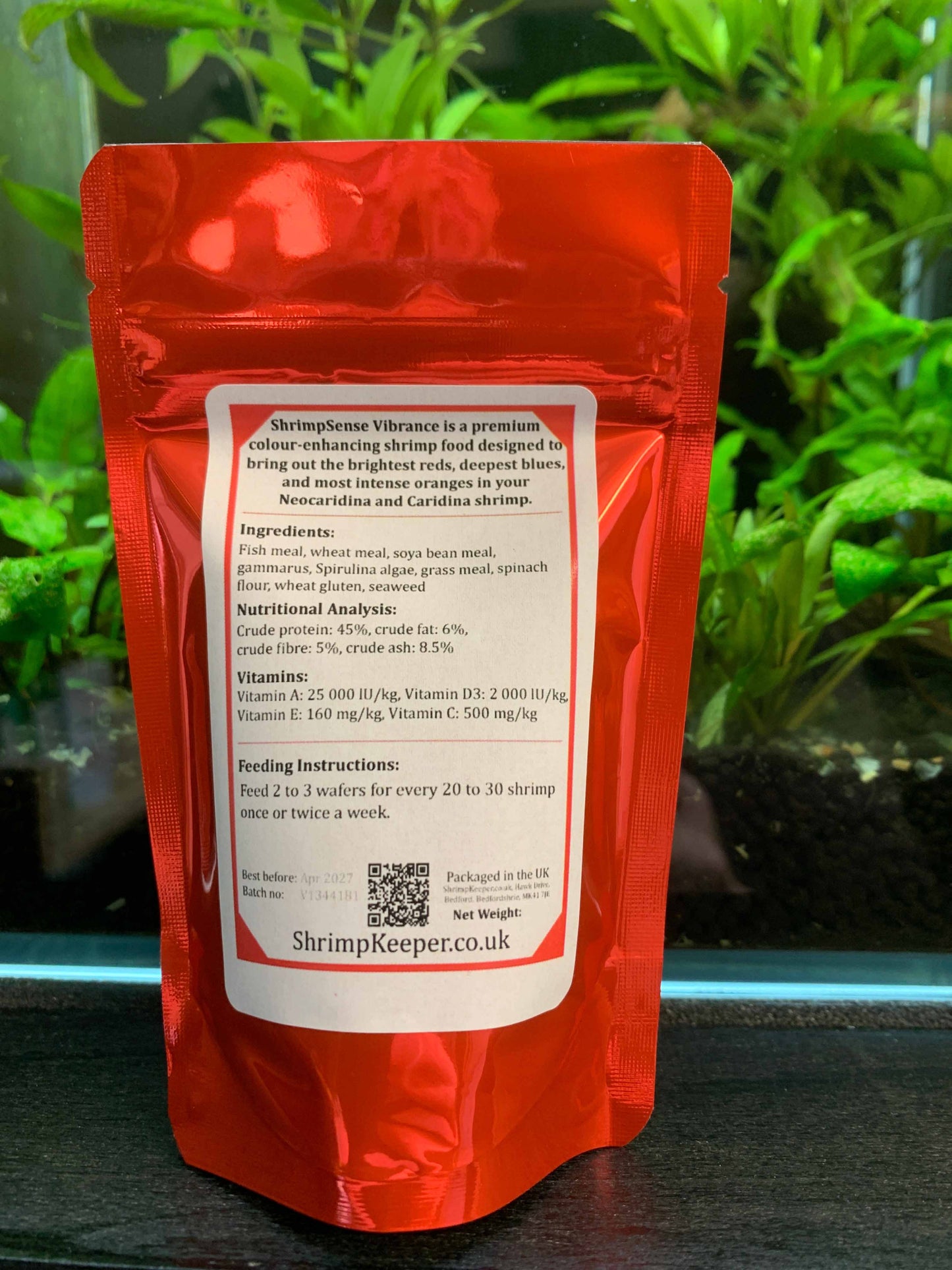 Vibrance Colour Enhancing Shrimp Food (High Protein)