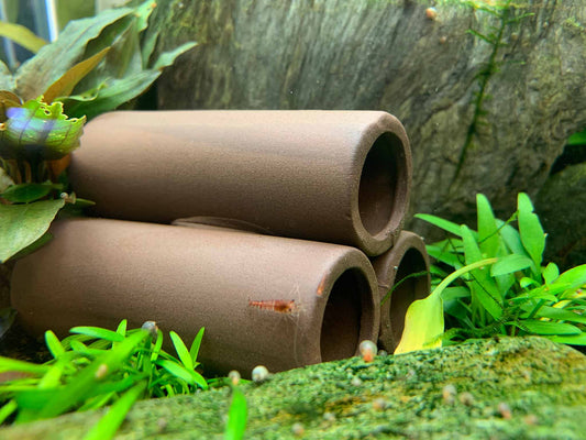 Ceramic 3 Tube Shrimp Habitat